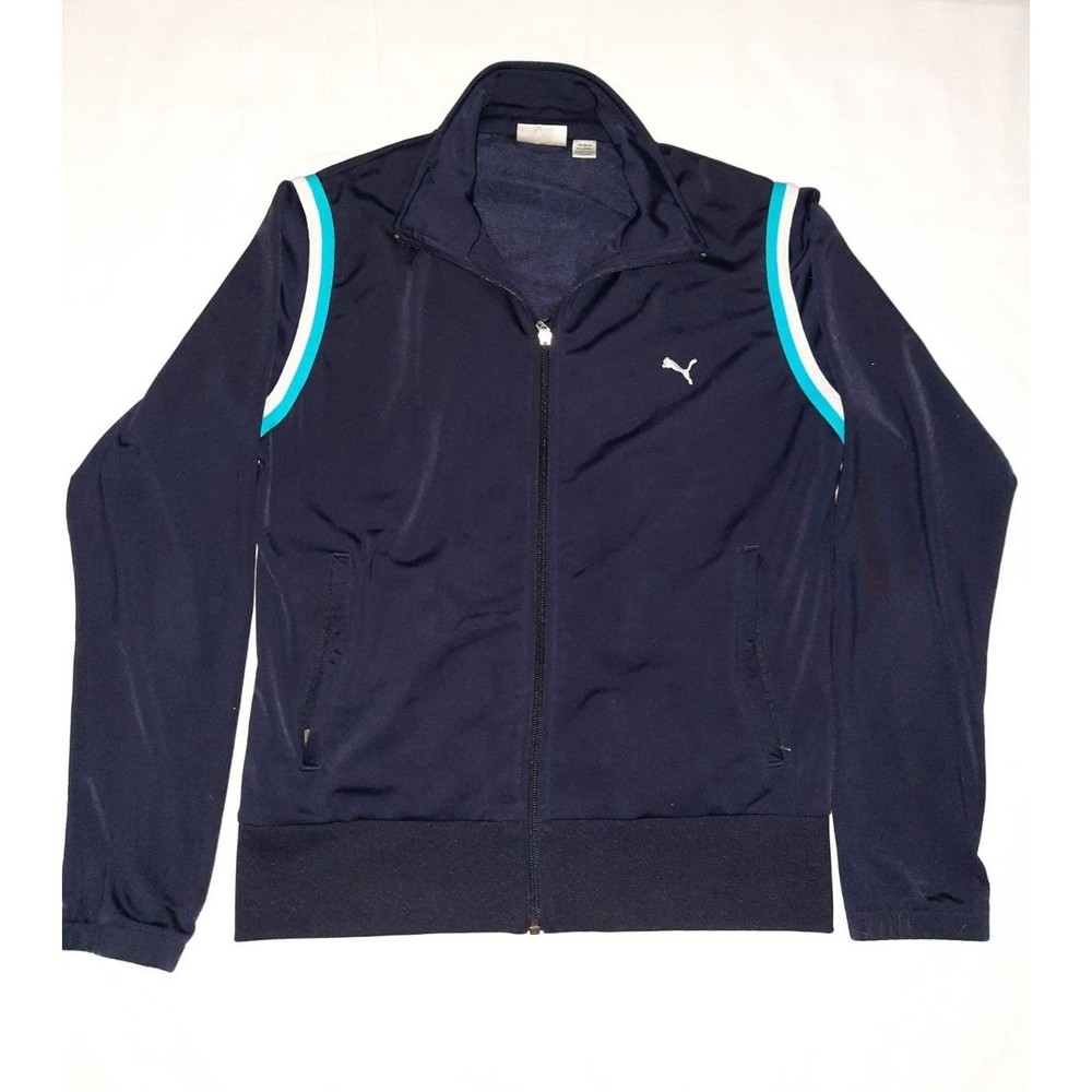 Blue Puma Track Jacket - Size Large